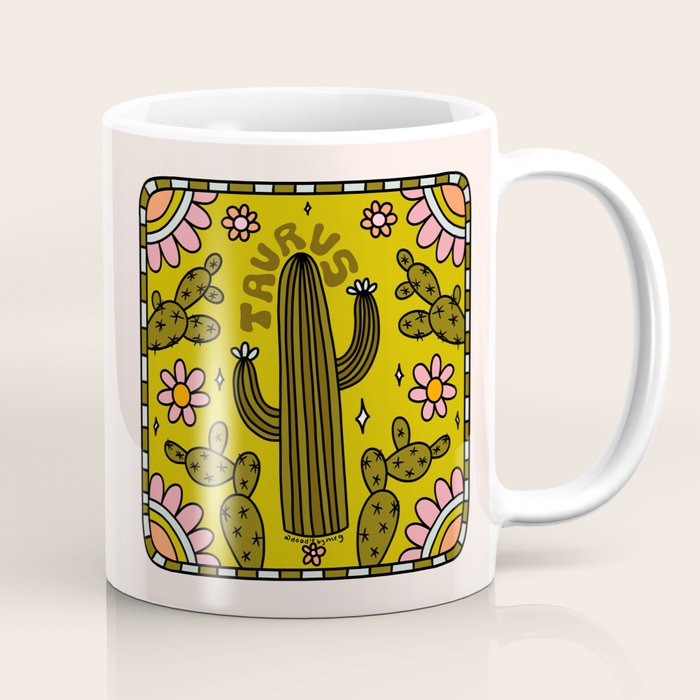 Taurus Cactus Coffee Mug Gallery Image 1