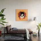 Catrina frida mexican kawaii cute sugar skull mexican style mexican flower marigold skeleton  Wood Wall Art Gallery Image 2