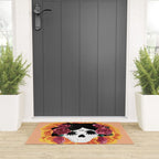 Catrina frida mexican kawaii cute sugar skull mexican style mexican flower marigold skeleton  Welcome Mat Gallery Image 3
