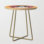 Catrina frida mexican kawaii cute sugar skull mexican style mexican flower marigold skeleton  Side Table Gallery Image 1
