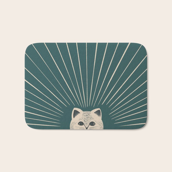 Good Morning son - Kitty Bath Mat Gallery Image 1