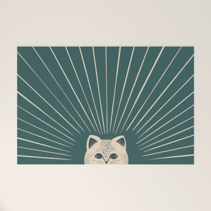 Good Morning son - Kitty Welcome Mat Gallery Image 1