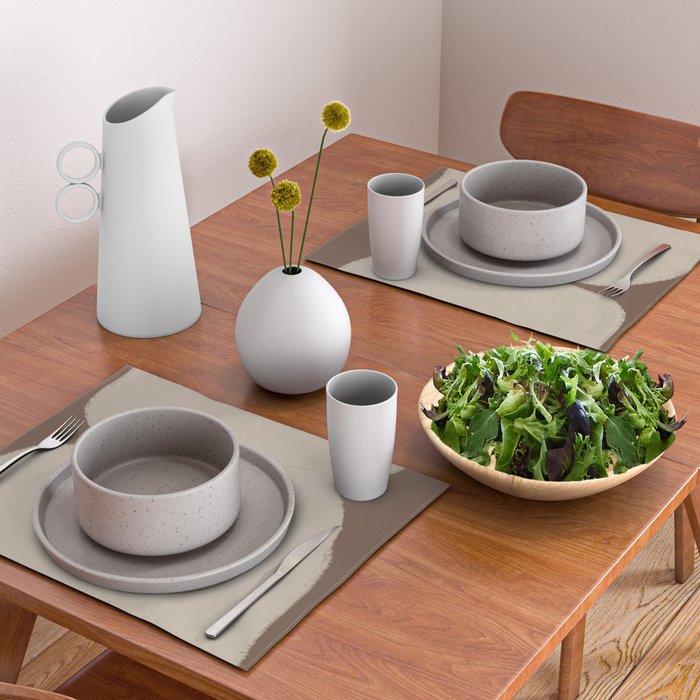 Abstract Soft Modern Shape Placemat Gallery Image 2