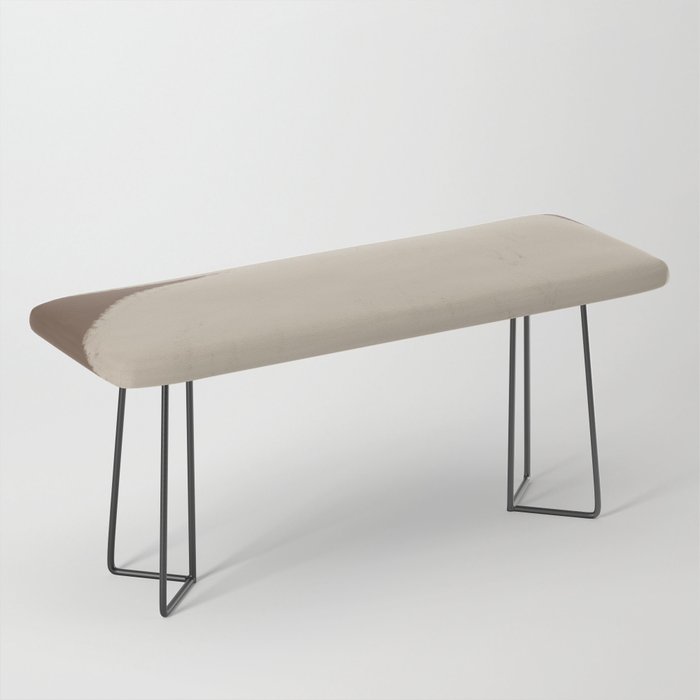 Abstract Soft Modern Shape Bench Gallery Image 1