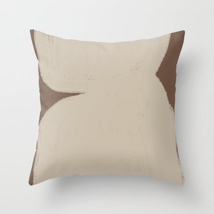 Abstract Soft Modern Shape Throw Pillow Gallery Image 6
