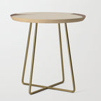 Abstract Soft Modern Shape Side Table Gallery Image 1