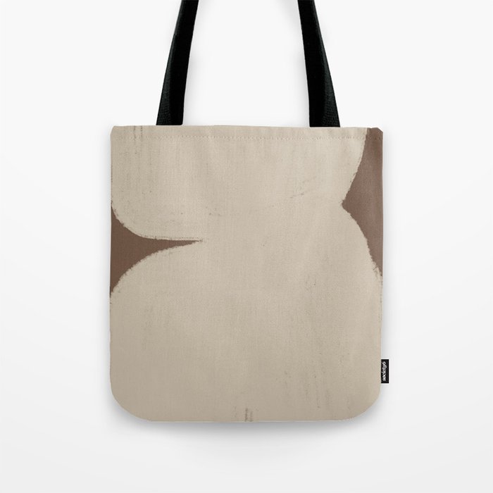 Abstract Soft Modern Shape Tote Bag Gallery Image 1