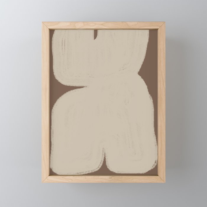 Abstract Soft Modern Shape Mini Art Print Gallery Image 1