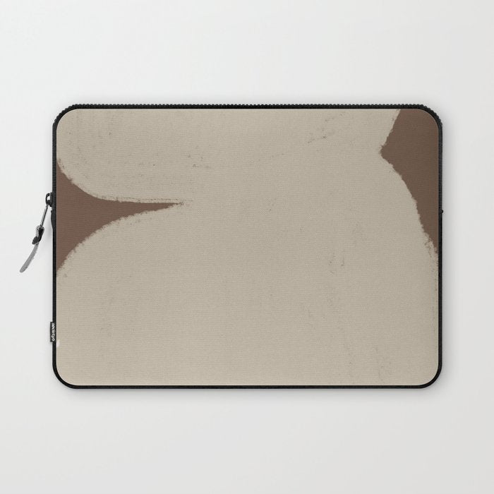 Abstract Soft Modern Shape Laptop Sleeve Gallery Image 1
