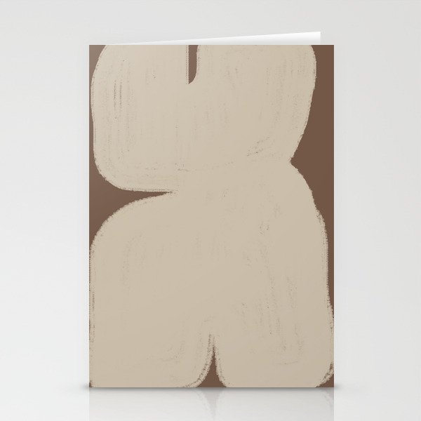 Abstract Soft Modern Shape Stationery Card Gallery Image 1