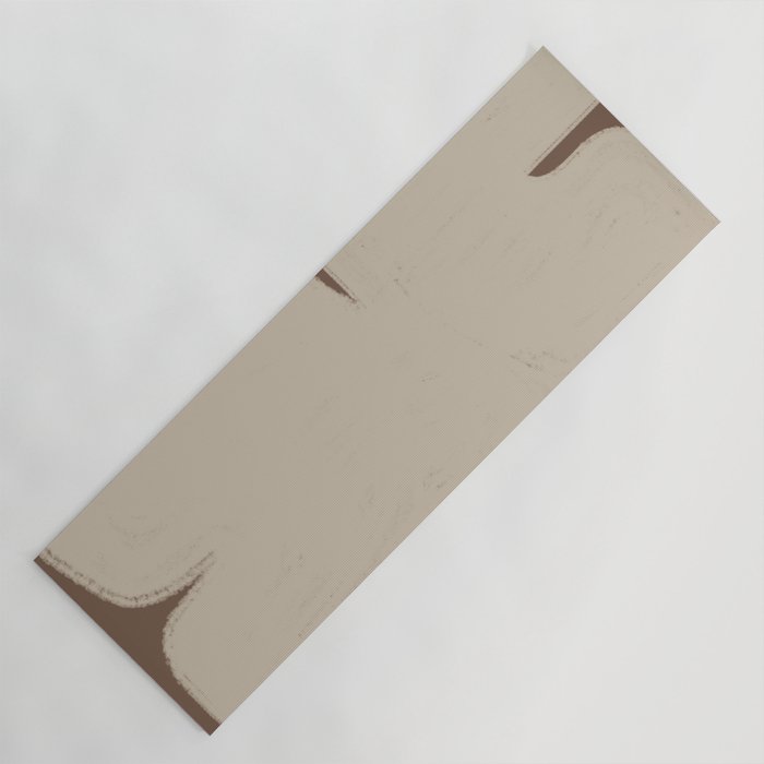 Abstract Soft Modern Shape Yoga Mat Gallery Image 1