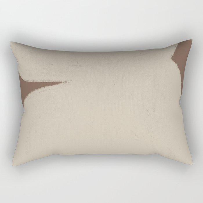 Abstract Soft Modern Shape Rectangular Pillow Gallery Image 2
