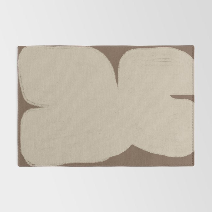 Abstract Soft Modern Shape Rug Gallery Image 2
