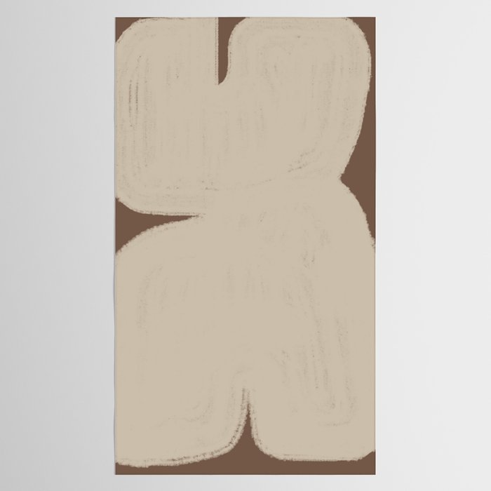 Abstract Soft Modern Shape Tablecloth Gallery Image 2
