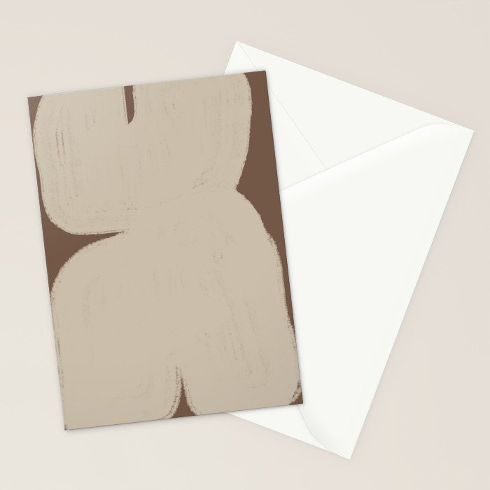 Abstract Soft Modern Shape Stationery Card Gallery Image 2