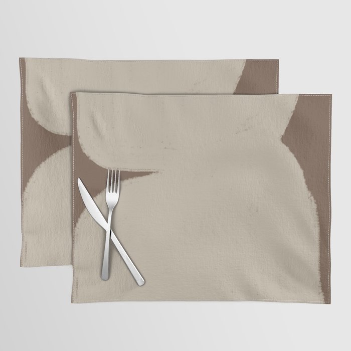 Abstract Soft Modern Shape Placemat Gallery Image 1