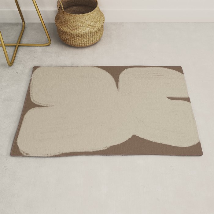 Abstract Soft Modern Shape Rug Gallery Image 1