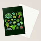 Baby succulent 1 - dark Stationery Card Gallery Image 2
