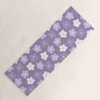 Purple Flowers Yoga Mat Gallery Image 1
