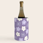 Purple Flowers Wine Chiller Gallery Image 3