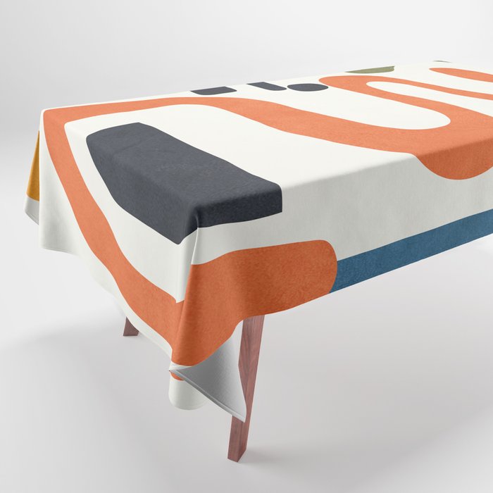 Abstract Colorful Setting 4 Tablecloth Gallery Image 1