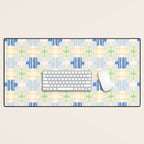 Geo handmade squares Desk Mat Gallery Image 1