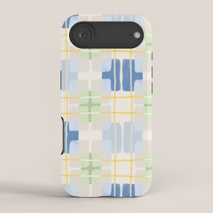 Geo handmade squares iPhone Case Gallery Image 2