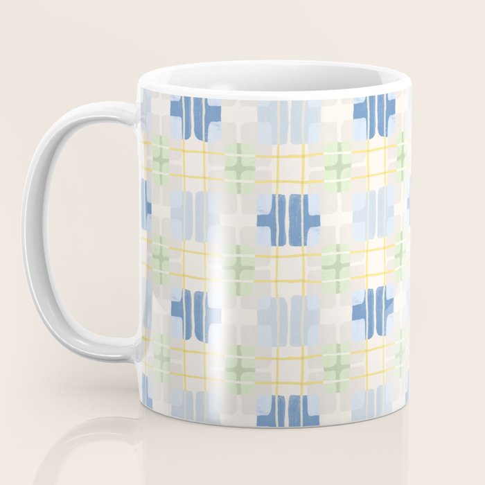 Geo handmade squares Coffee Mug Gallery Image 3