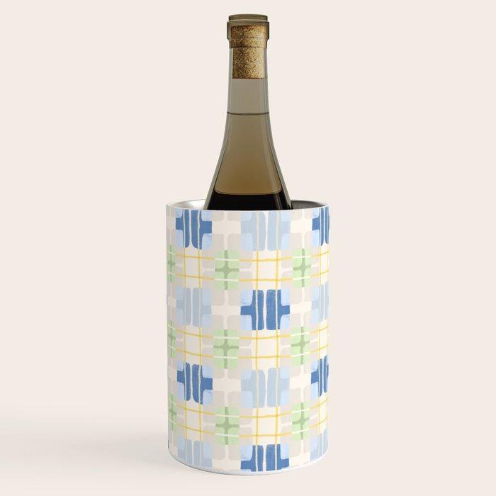 Geo handmade squares Wine Chiller Gallery Image 1