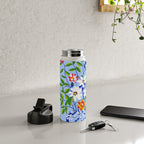 The Floopy Planter, Abstract Flower Pot Illustration, Pop Bohemian Eclectic Botanical, Flower Colorful Blossom Water Bottle Gallery Image 4
