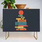 Book stack with a ball Credenza Gallery Image 1
