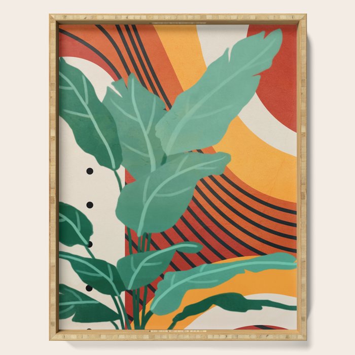 Lines of Nature 3 Serving Tray Gallery Image 1