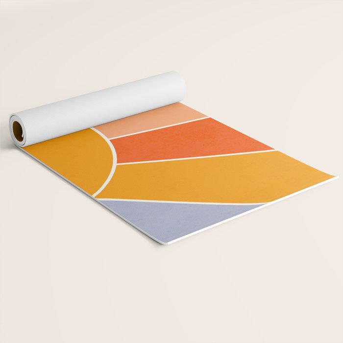 Sunburst - dusk Yoga Mat Gallery Image 2