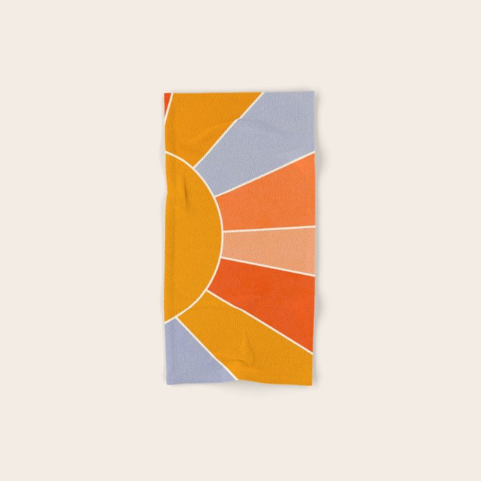 Sunburst - dusk Bath Towel Gallery Image 1