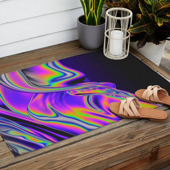 SEVEN YEARS OF BAD LUCK Outdoor Rug Gallery Image 2