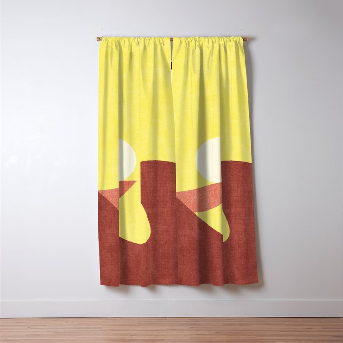 LANDSHAPES / Desert - Sunset Window Curtain Gallery Image 3