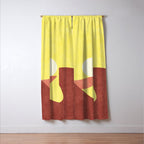 LANDSHAPES / Desert - Sunset Window Curtain Gallery Image 3