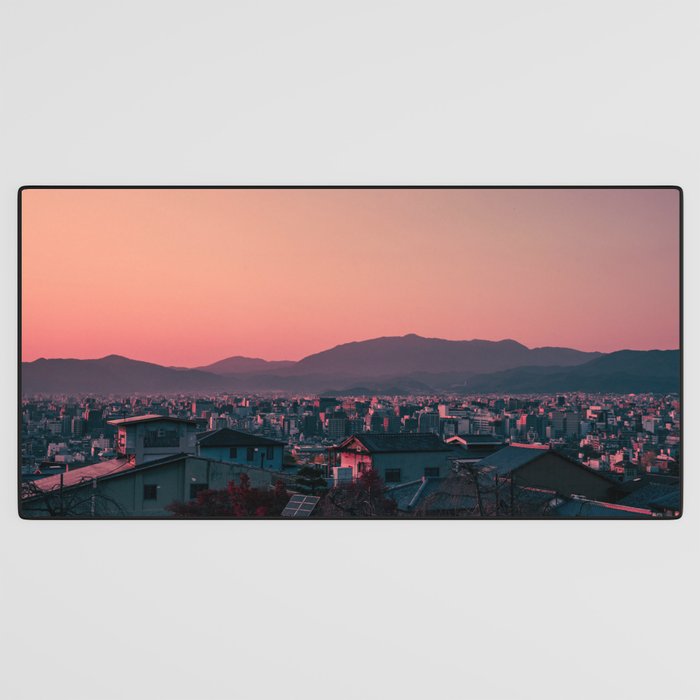 Kyoto sunset Desk Mat Gallery Image 3