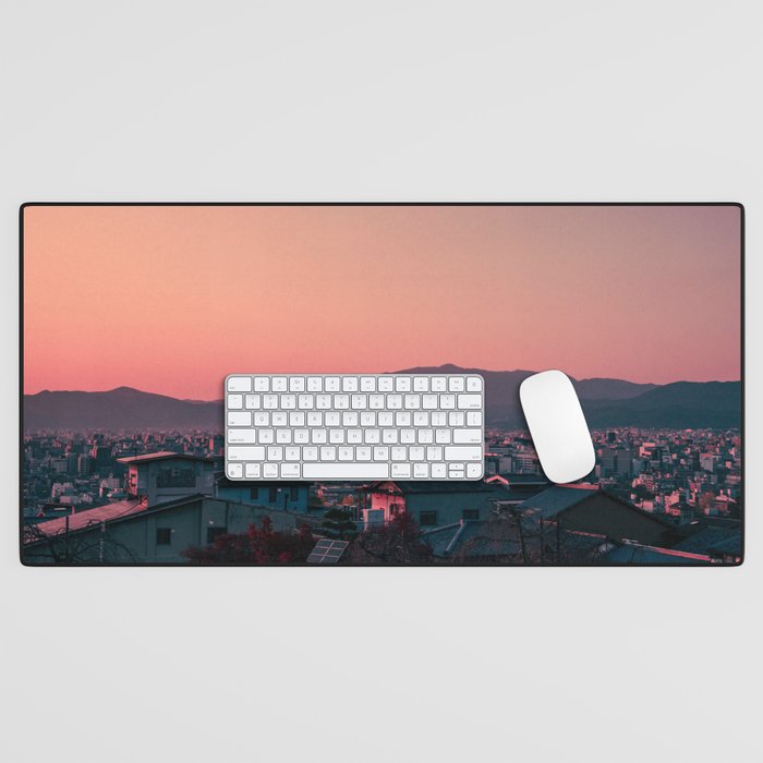 Kyoto sunset Desk Mat Gallery Image 1