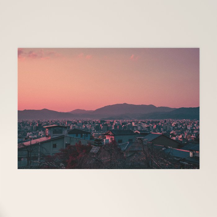 Kyoto sunset Welcome Mat Gallery Image 1