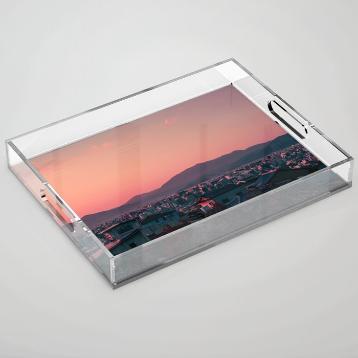 Kyoto sunset Acrylic Tray Gallery Image 1