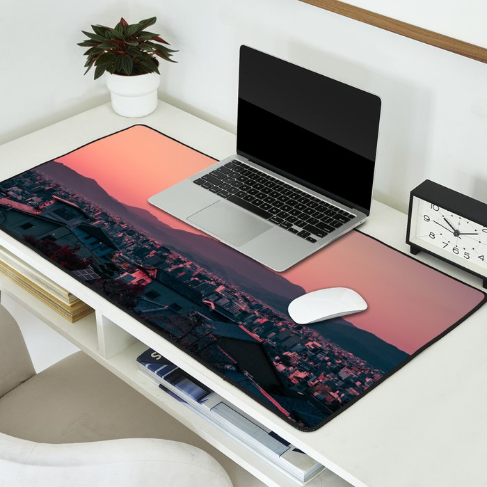Kyoto sunset Desk Mat Gallery Image 2