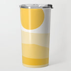 Abstract Landscape 09 Yellow Travel Mug Gallery Image 2