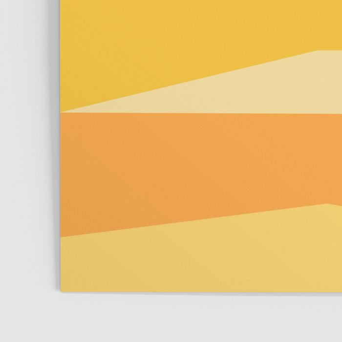 Abstract Landscape 09 Yellow Poster Gallery Image 3