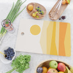 Abstract Landscape 09 Yellow Cutting Board Gallery Image 2