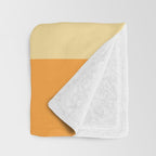 Abstract Landscape 09 Yellow Throw Blanket Gallery Image 3