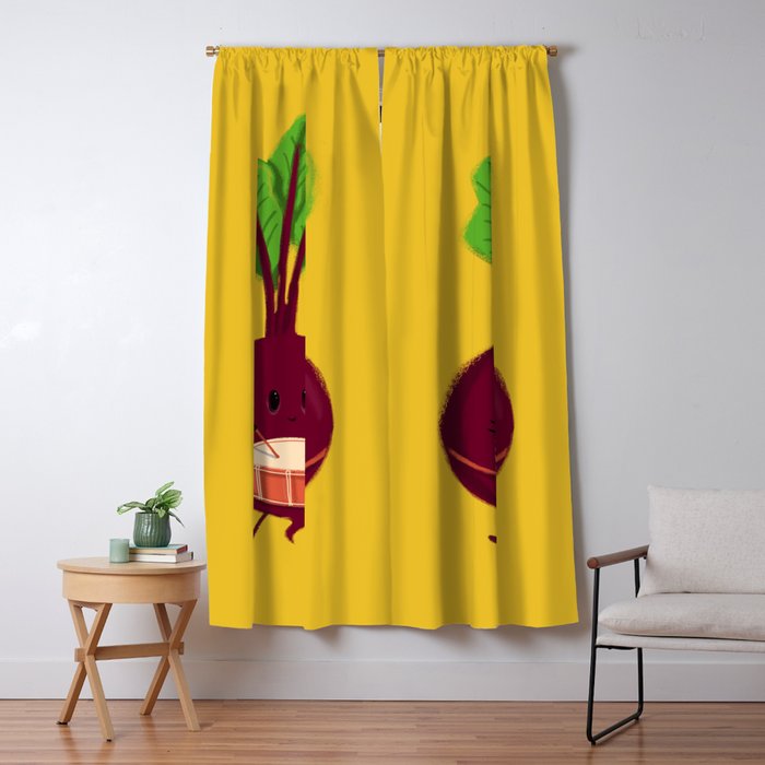 Beet's drum beat Window Curtain Gallery Image 5