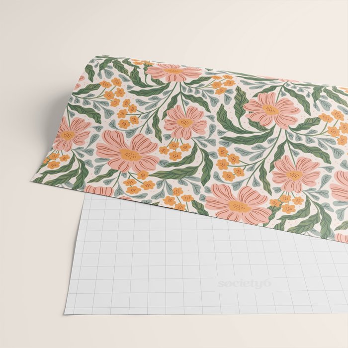 Mila I - boho nature inspired illustration Wrapping Paper Gallery Image 2
