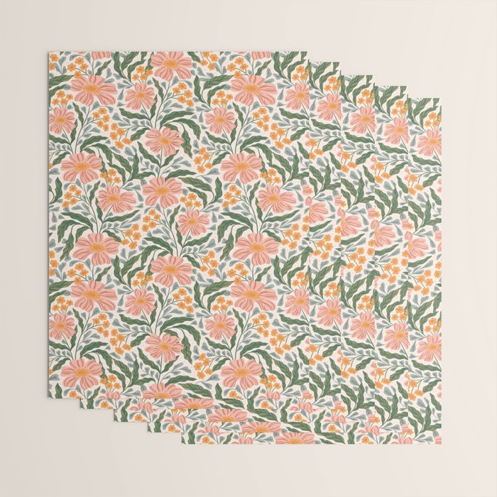Mila I - boho nature inspired illustration Wrapping Paper Gallery Image 3