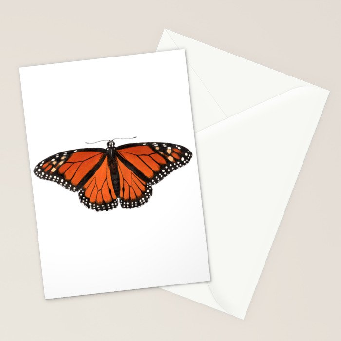 Monarch (Danaus plexippus) Stationery Card Gallery Image 2